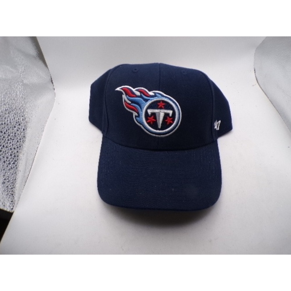 Tennessee Titans NFL 47 Brand Navy Blue Adjustable Baseball Cap Hat OSFA Logo